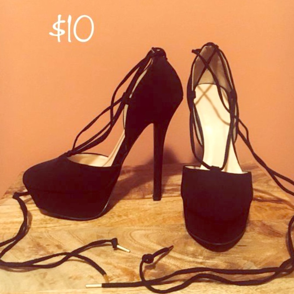 Black heels